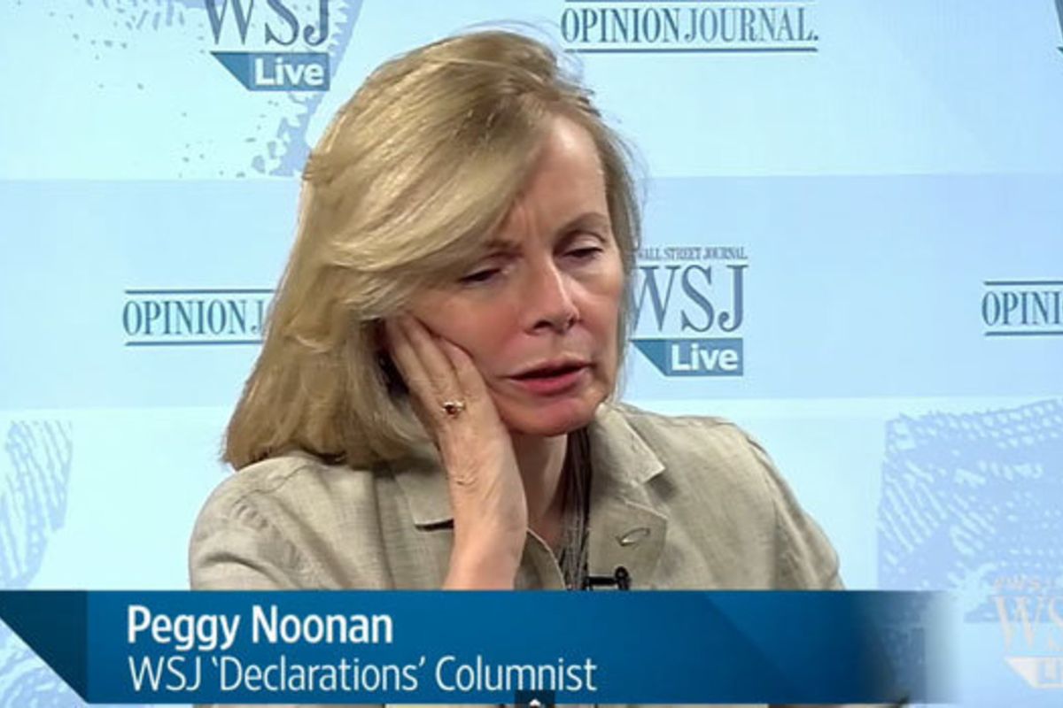 Peggy Noonan Don't Know Nothin' 'Bout 'Bortin No Babies!
