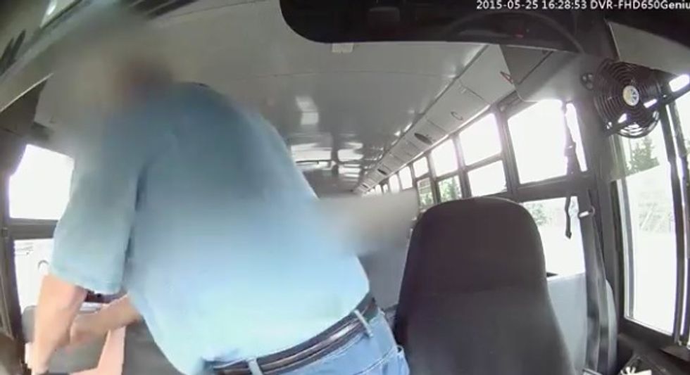People Called for a School Bus Driver to Be Fired After He Kicked