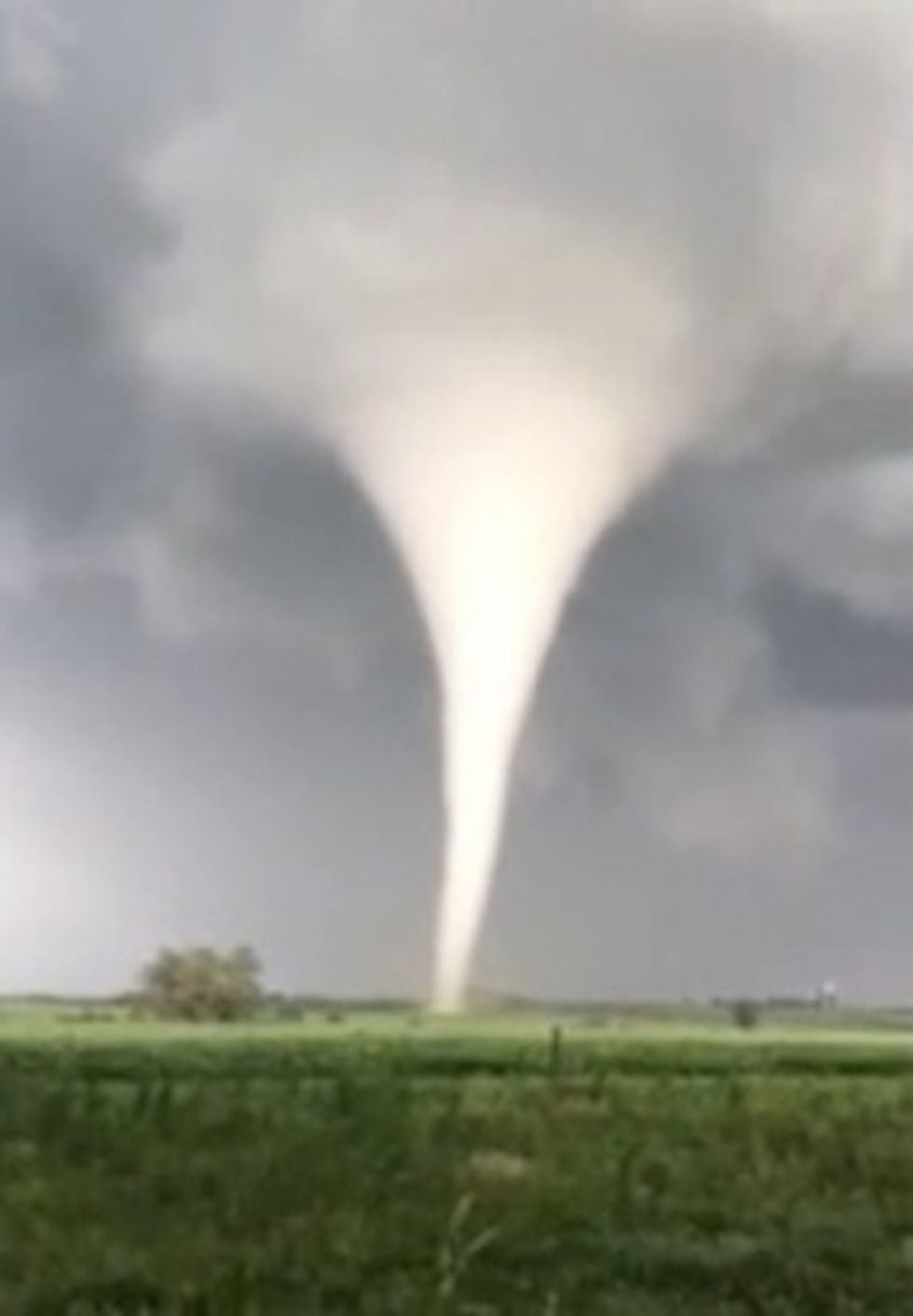 Family Witnesses 'Humongous' Ghost-White Tornado Tearing Across Iowa