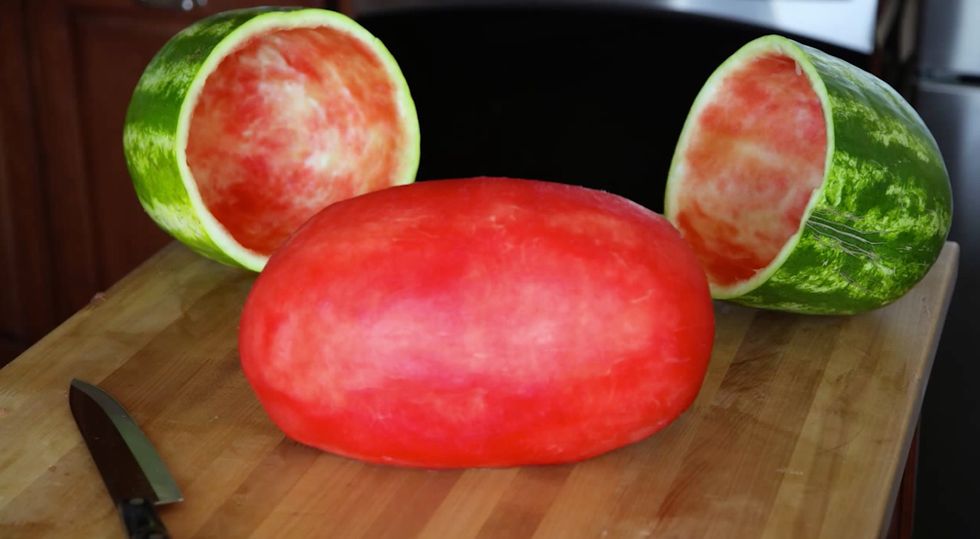 Learn how to 'skin a watermelon' with this quick tutorial TheBlaze