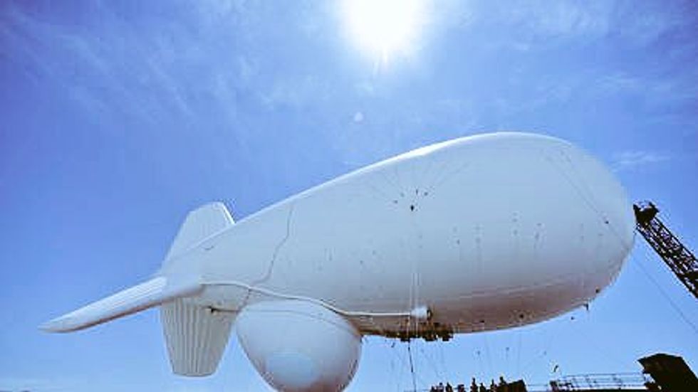 State Police: Military Blimp That Broke Loose Now On the Ground, Secure ...