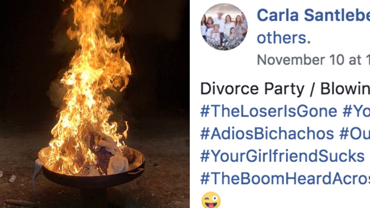 Woman Blows Up Dress During Divorce Party To Commemorate End Of 14-Year Marriage