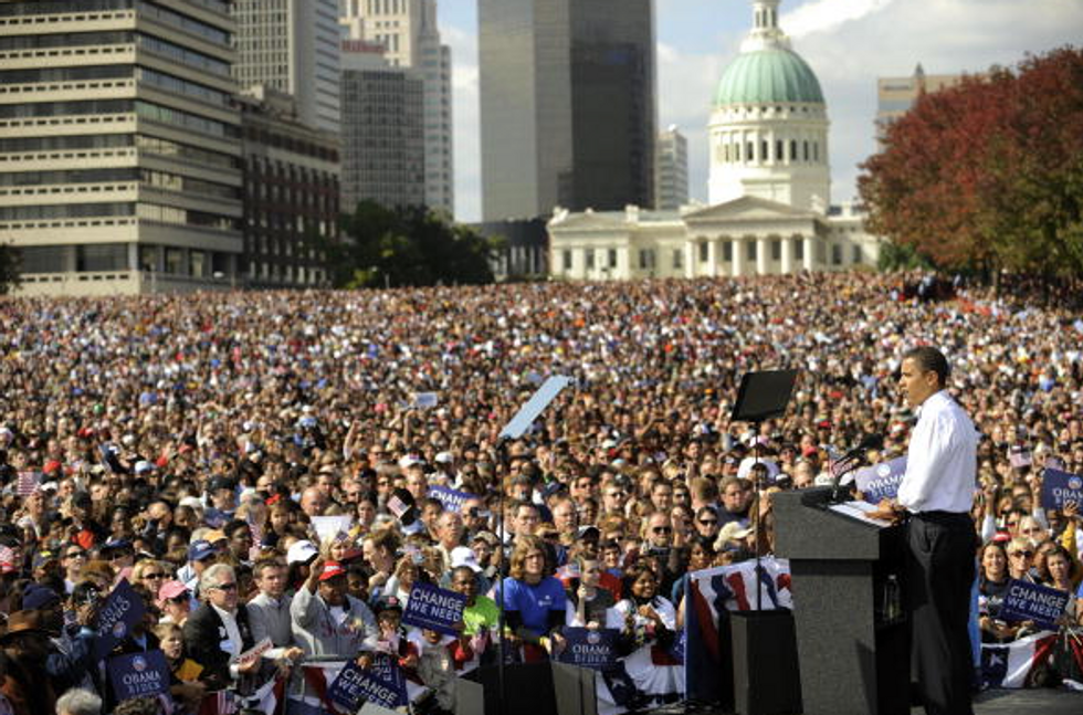 How Do Trump Crowd Sizes Really Compare To Obamas 2008 Crowds Theblaze 