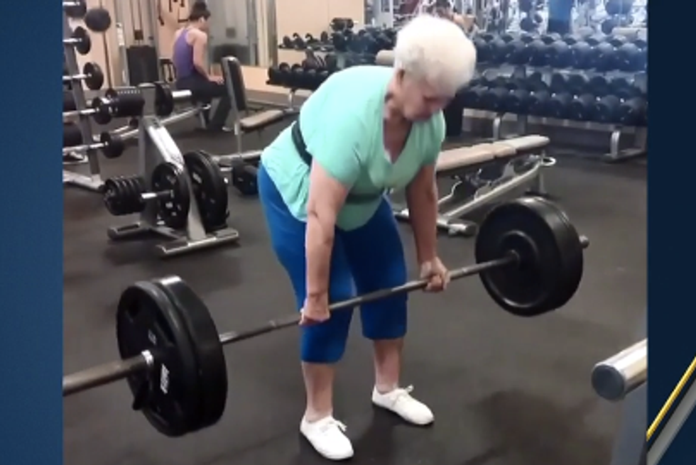 Watch This 78 Year Old Grandmother Deadlift 225 Pounds Theblaze