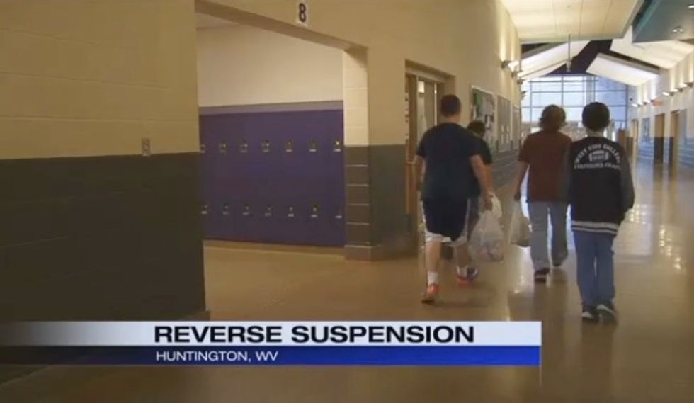 Middle school reduces bad behavior dramatically with 'reverse