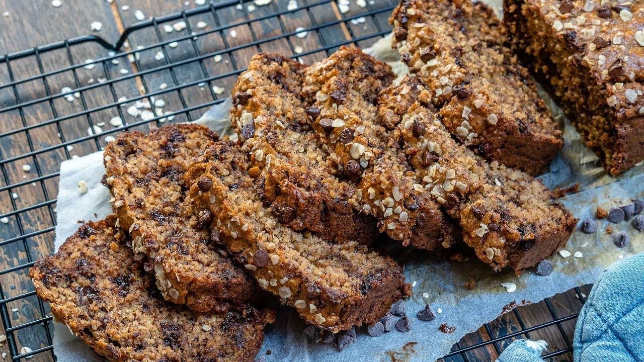 Chocolate Chip Banana Bread With Peanut Butter