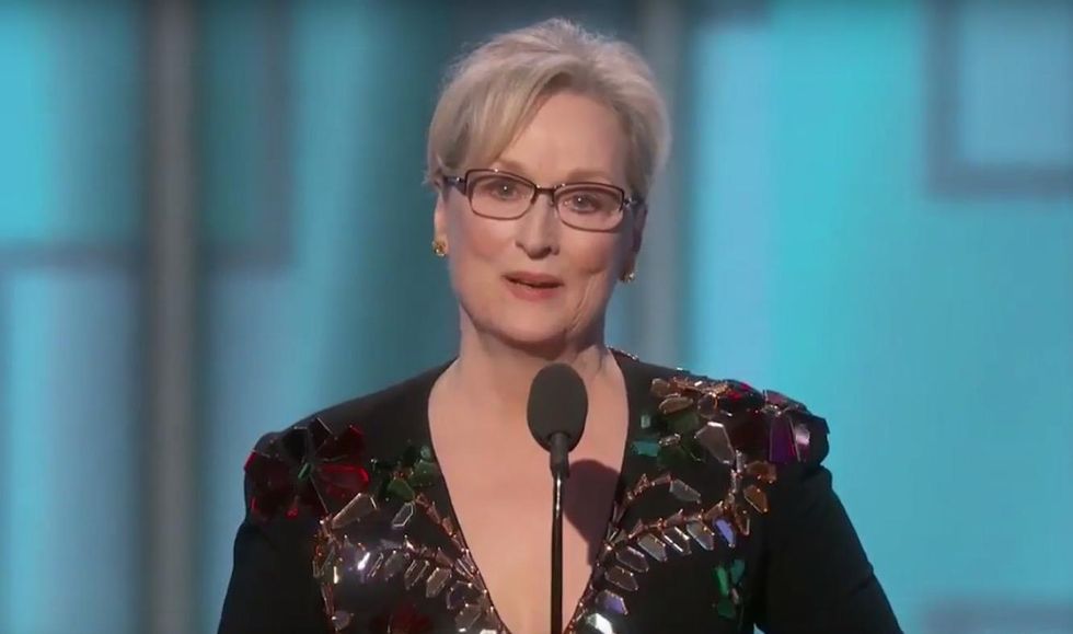 Liberal actress Meryl Streep rips ‘bully’ Trump at Golden Globes ...