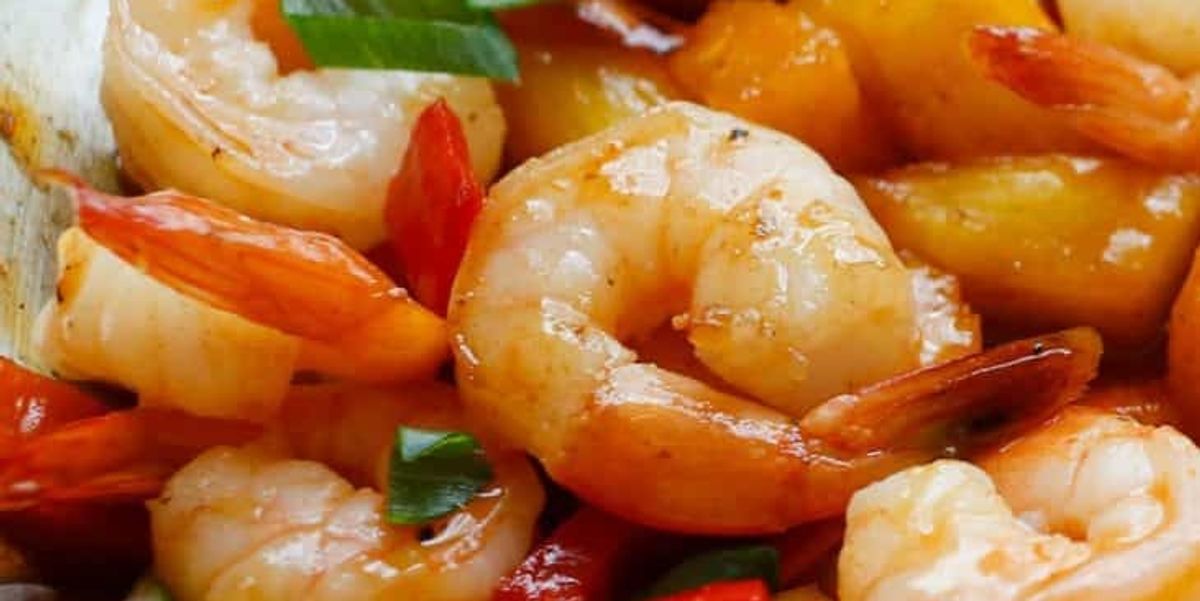 Healthy Pineapple Shrimp Recipe - My Recipe Magic