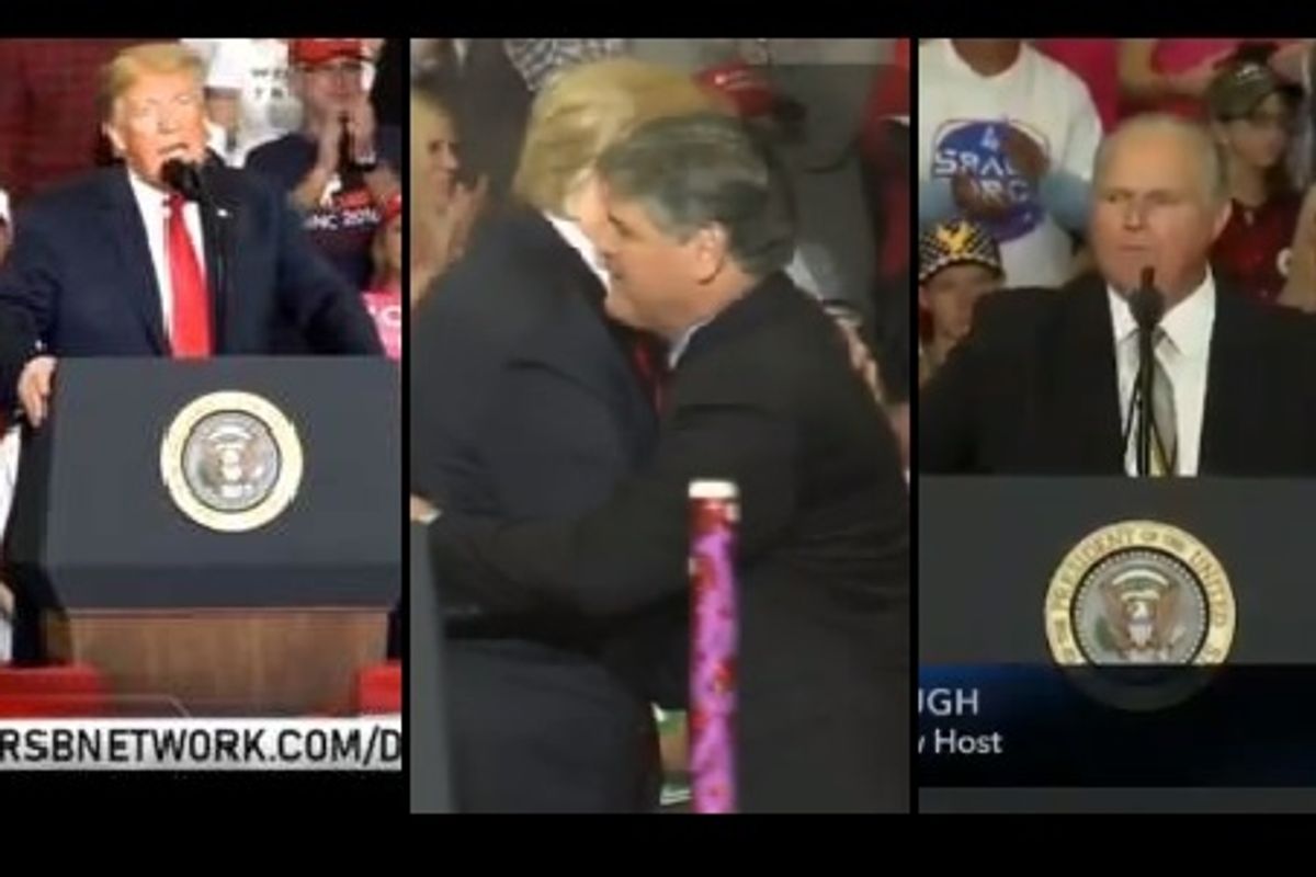 'Four More Years!' Trump Rallygoers As Stupid As Trump