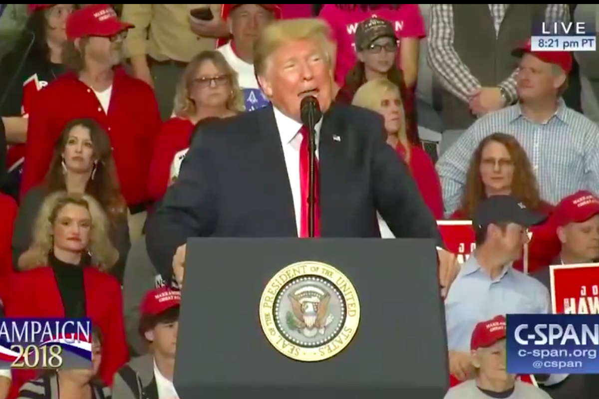 Liar-in-Chief Trump Lies About Defending OBAMACARE, *From Democrats*