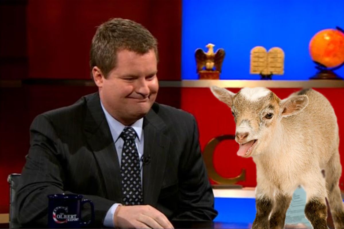 Erick Erickson Romancing A Goat, Georgia Voter Suppression Edition!