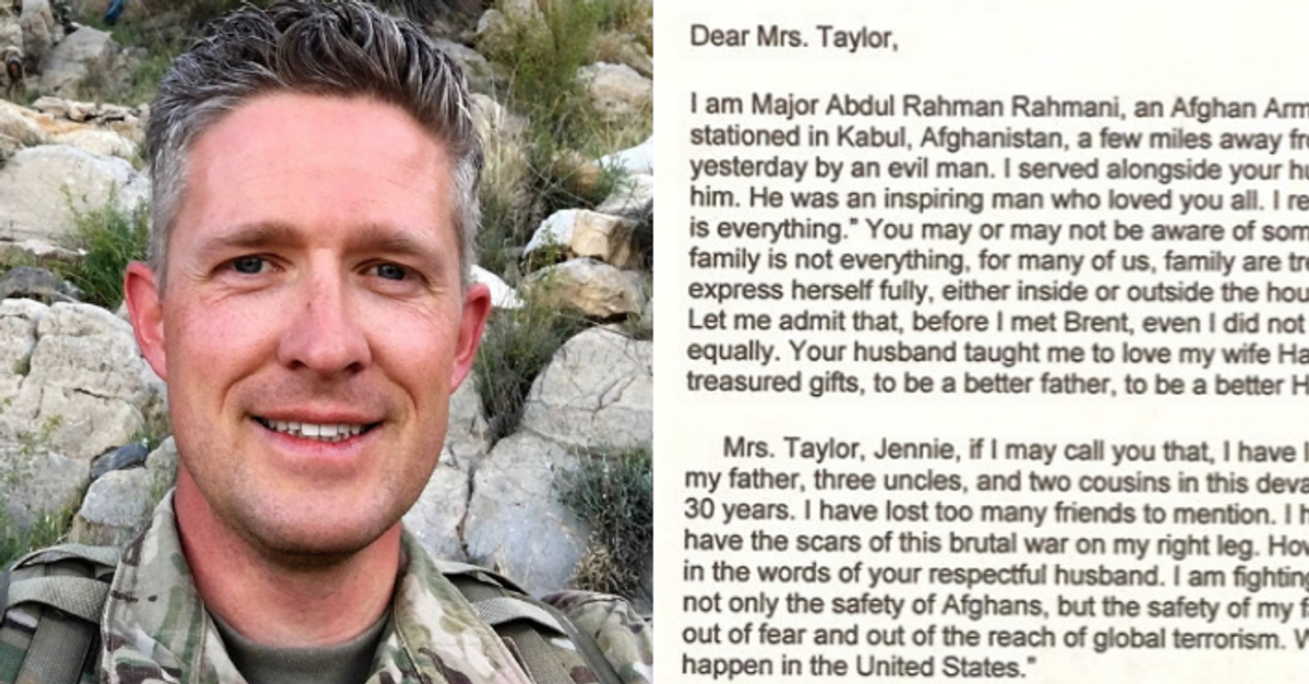 Afghan Pilot Pens Emotional Letter To Wife Of Fallen Utah Mayor