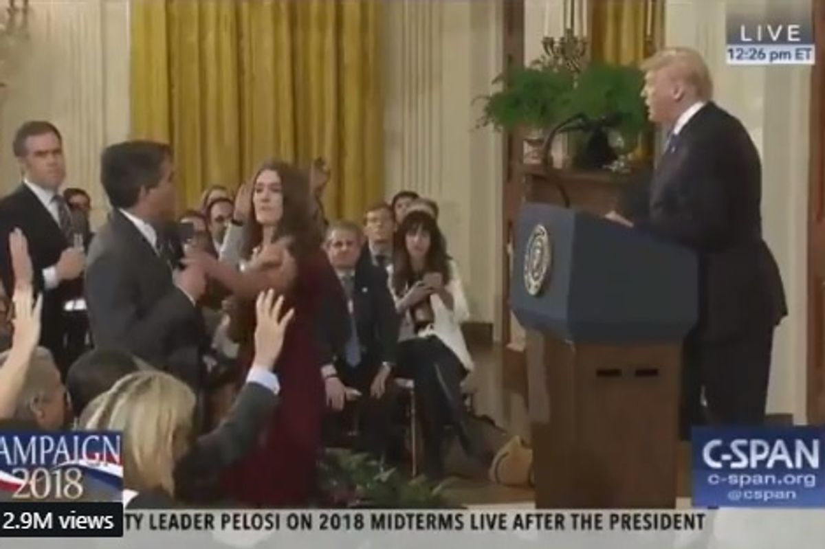 Jim Acosta Nudged White House Intern To Death, But She Got Better