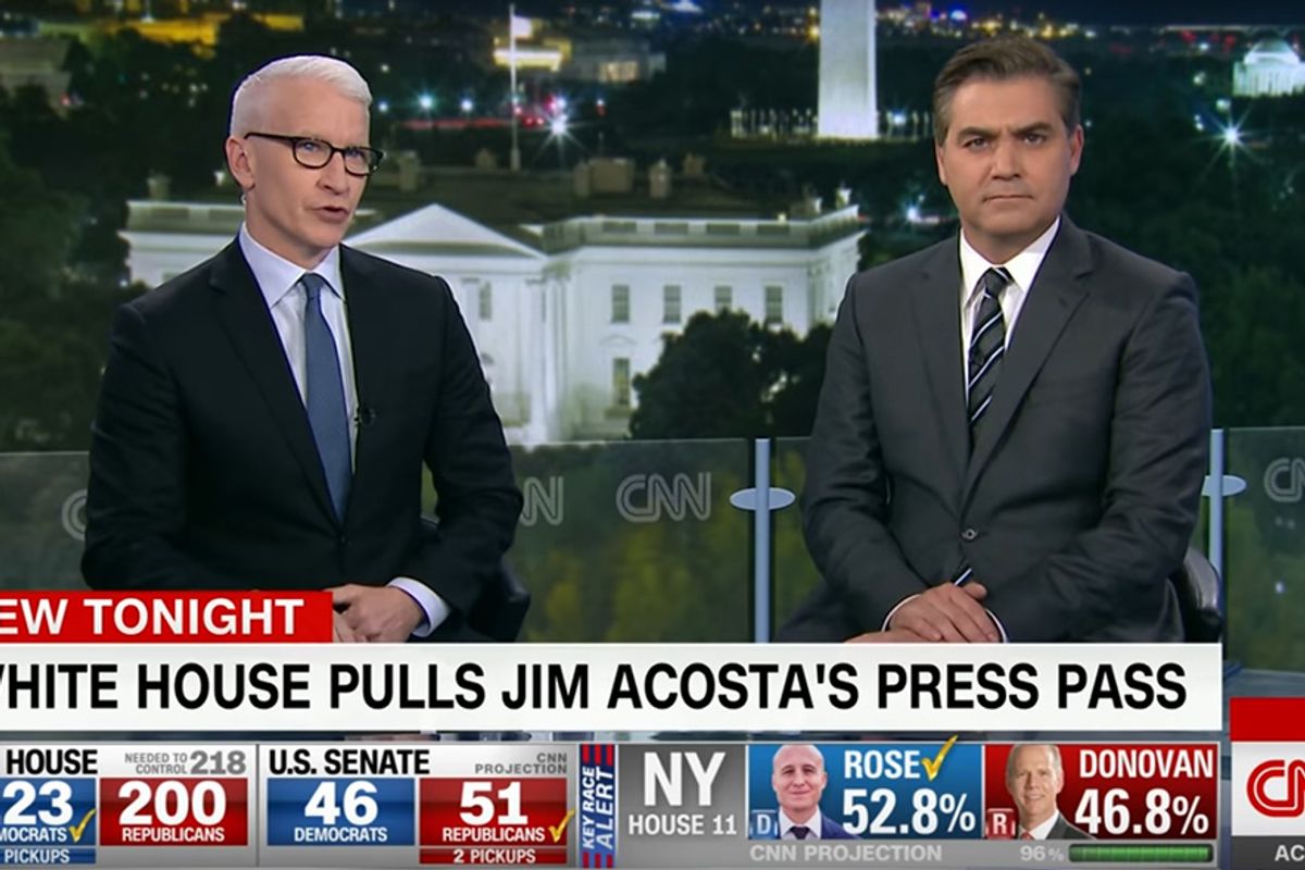 Jim Acosta: American Hero. Wonkagenda For Thurs., Nov. 8, 2018