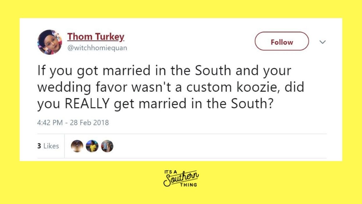 Tweets about Southern weddings that are just so true