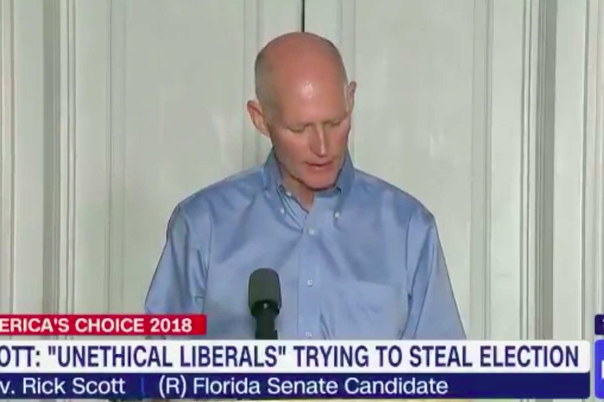 Rick Scott Wants Florida To Cut Out All This 'Counting Votes' Nonsense