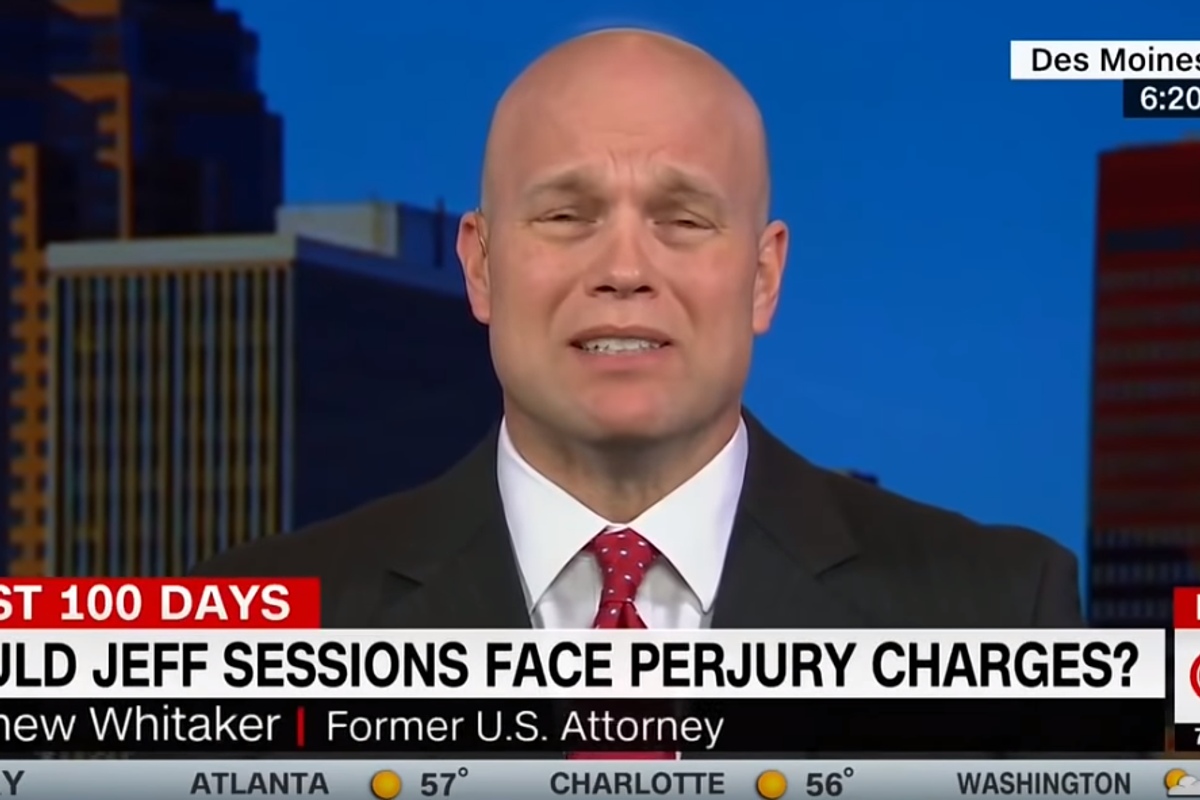 Trump White House So Mad Everybody Thinks Matthew Whitaker Is Dumb Unqualified Meathead Dickbrain