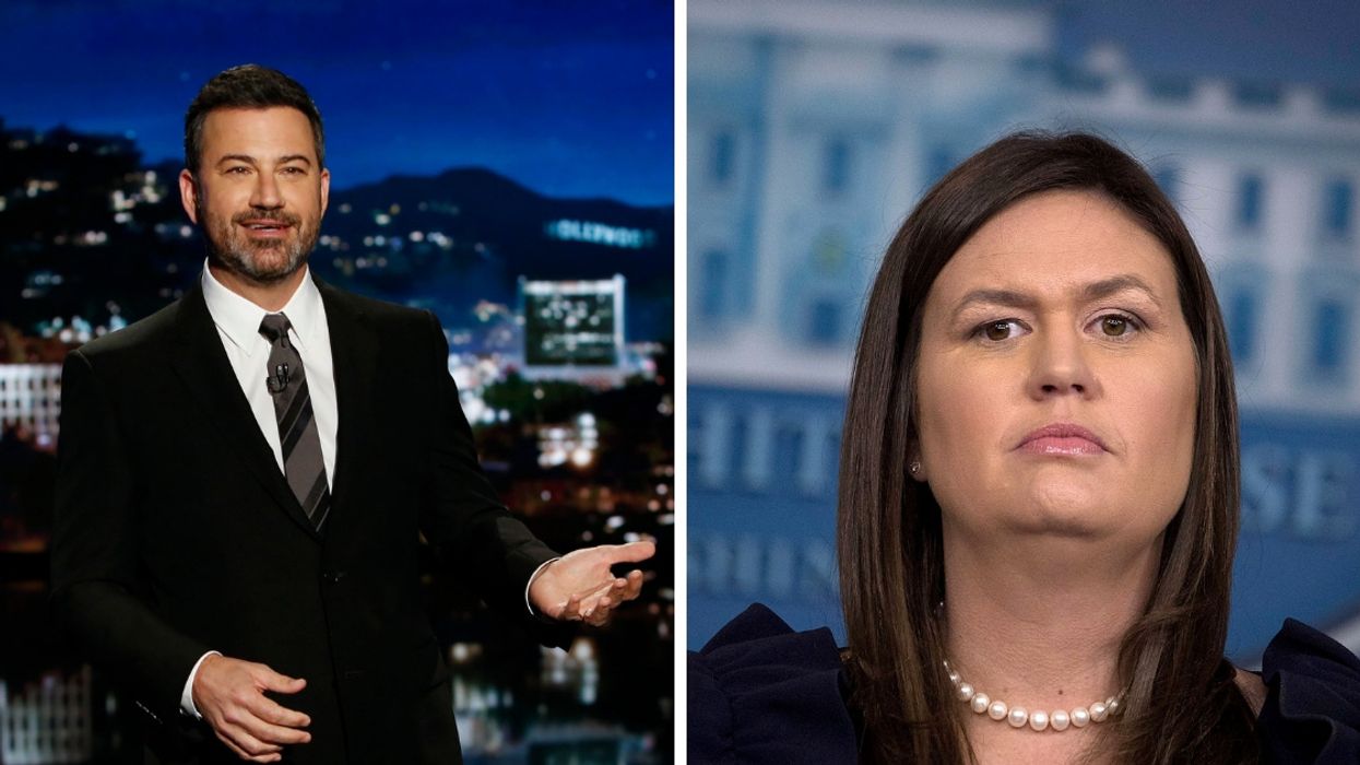 Jimmy Kimmel Says Sarah Sanders 'Should Be Fired' For Sharing Doctored Video