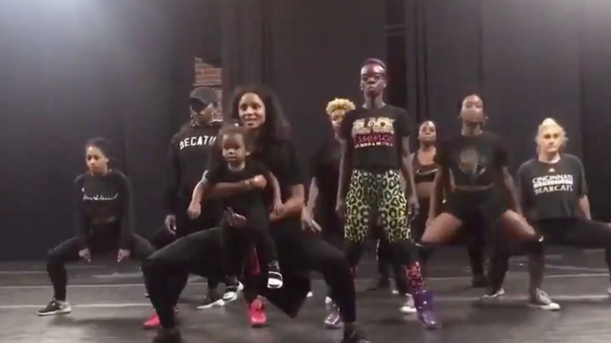 Ciara Dancing Through A Choreography Rehearsal While Holding Her Baby Is Mom Goals