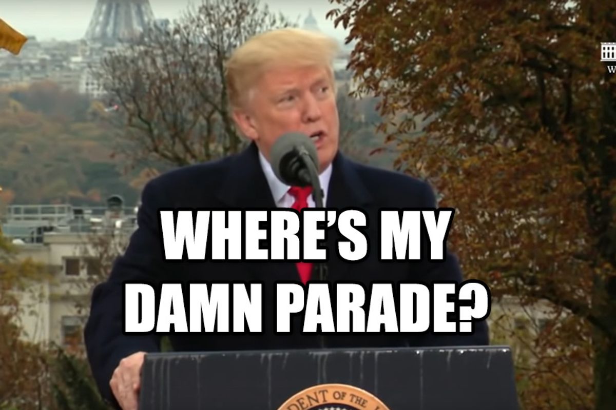 Trump's European Vacation. Wonkagenda For Mon., Nov. 12, 2018