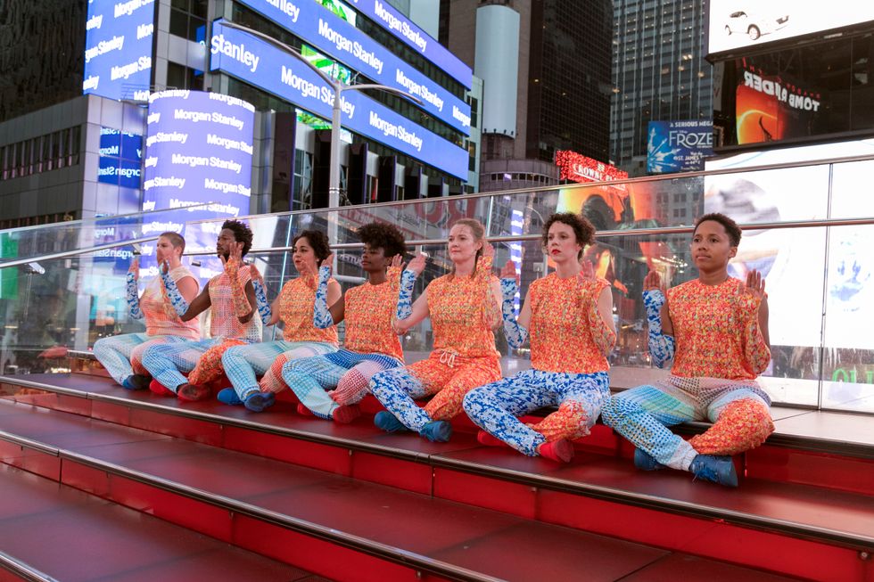 What Happens When Site Specific Dance Takes Over Times Square Dance