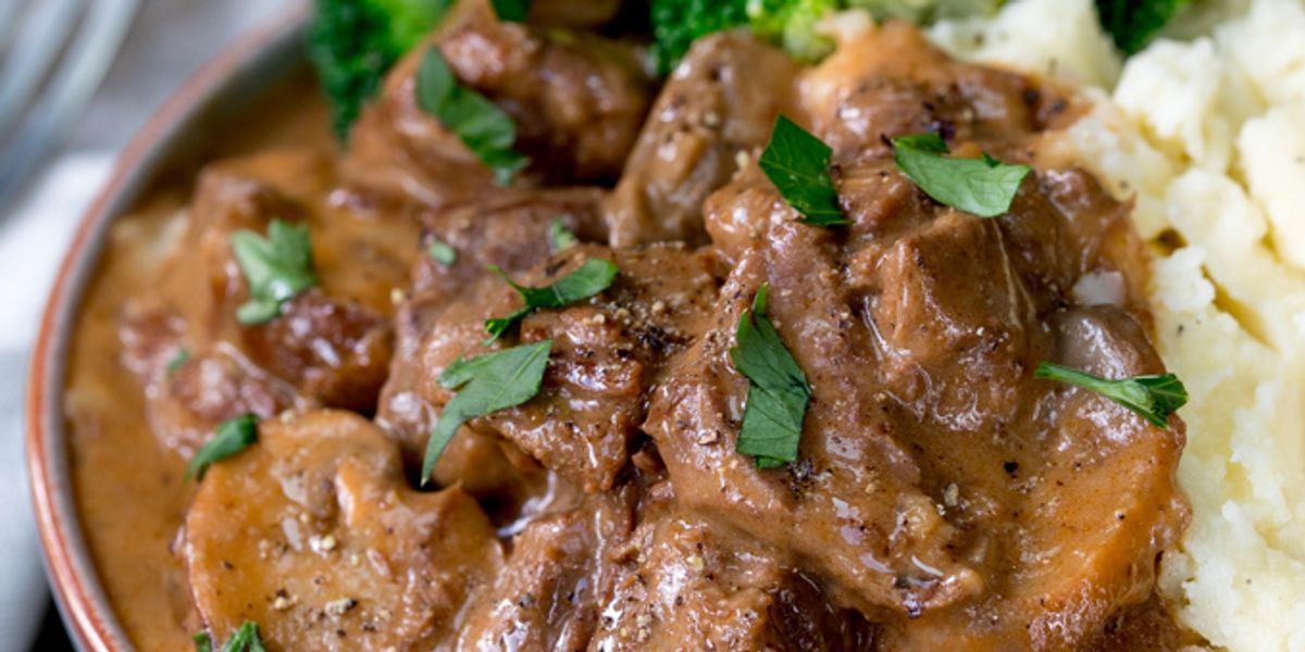 Slow Cooked Steak Diane Casserole My Recipe Magic