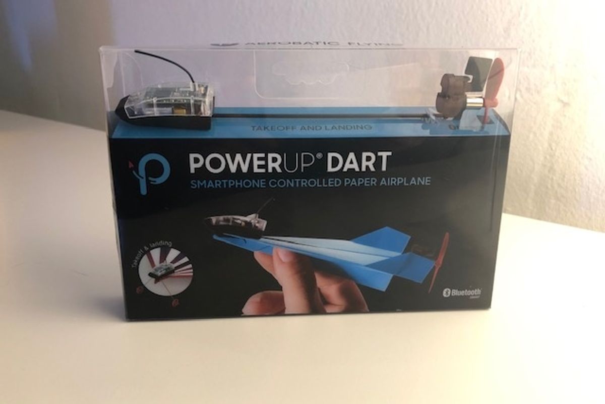PowerUp Dart: Turn paper into a remote-controlled plane from your smartphone