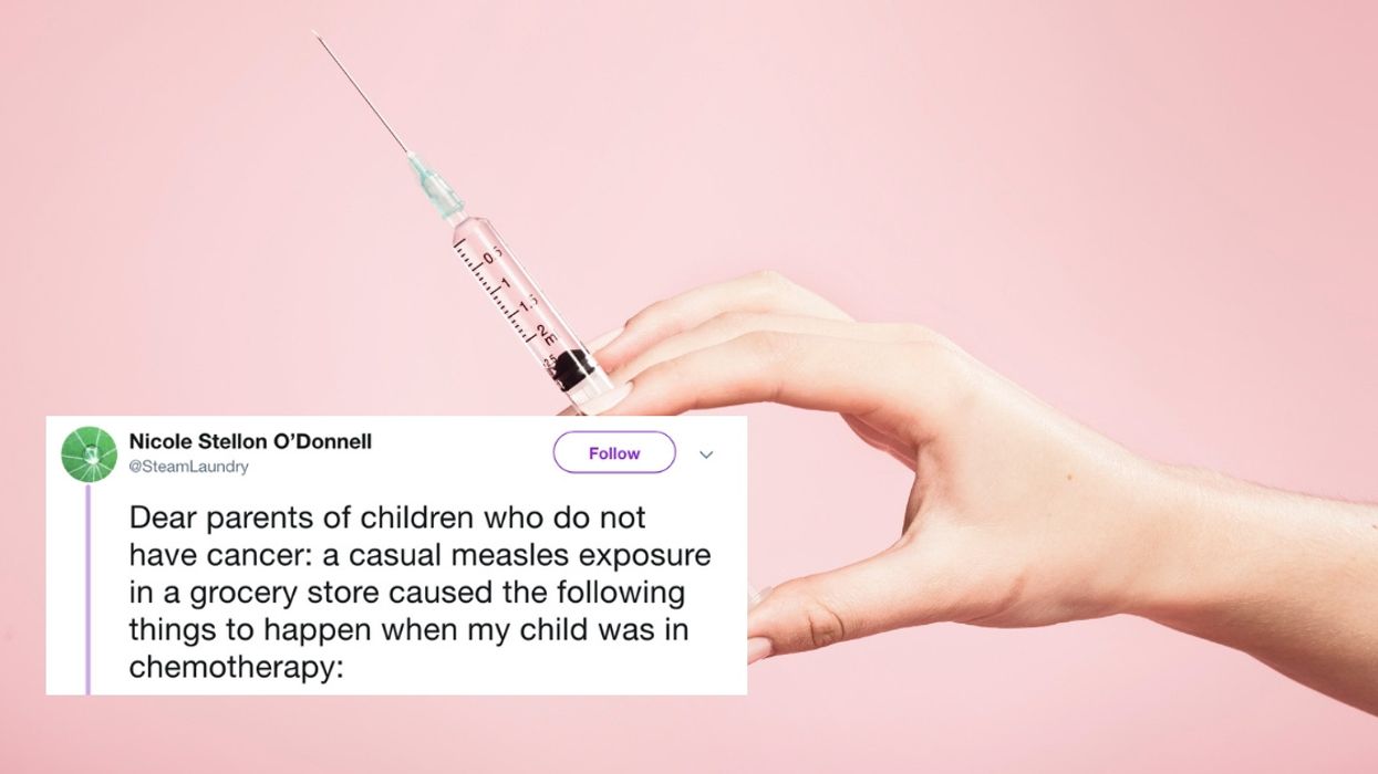 Mother Explains to Anti-Vaxxers What Happens To Her Cancer-Stricken Child After She's Exposed To Measles