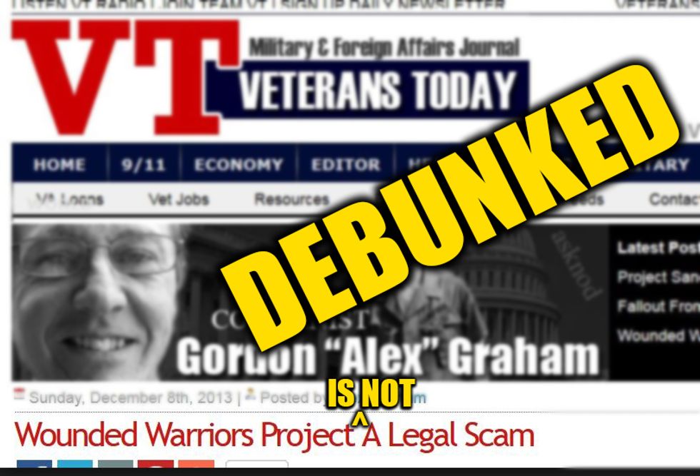 DEBUNKED Article Purporting Wounded Warrior Project is a 'Legal Scam
