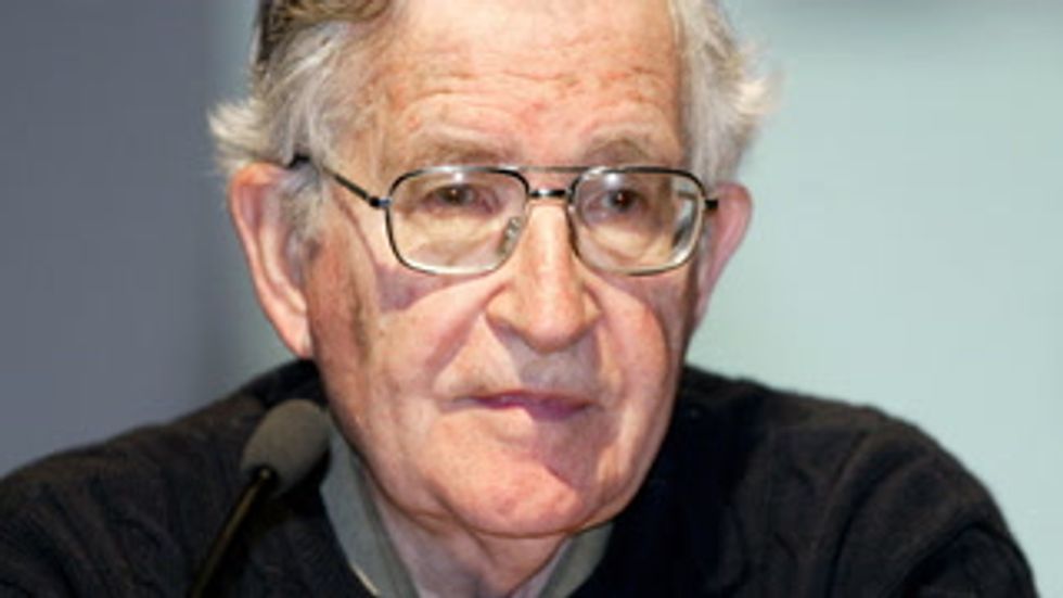Noam Chomsky predicts Trump will stage 'false flag' attack; liberals