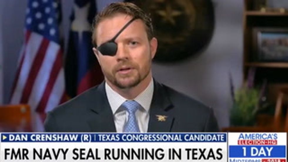 SNL' mocks GOP candidate Dan Crenshaw who lost an eye in war. He