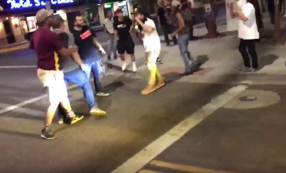 White Antifa protester sucker punches man of color in Phoenix — and ...