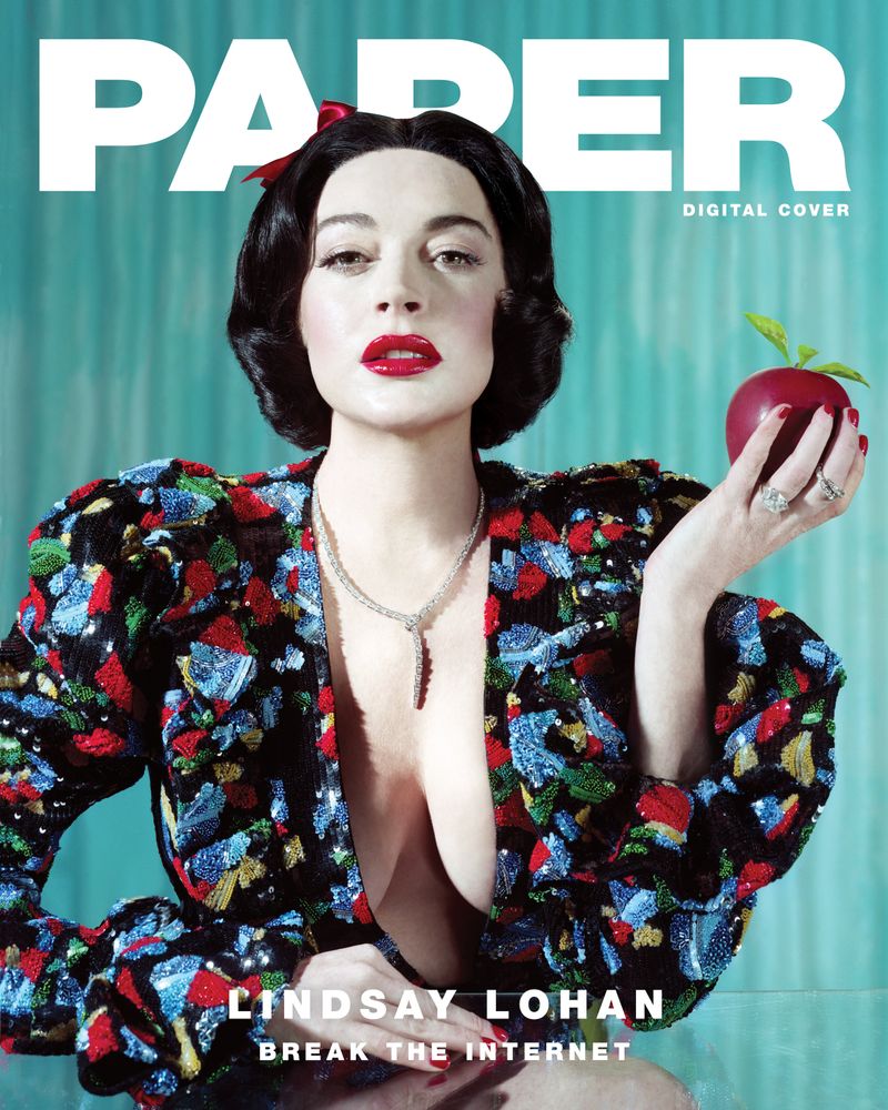 Lindsay Lohan on the Cover of PAPER Break the Internet - PAPER Magazine