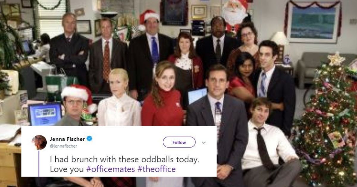 A Bunch Of 'The Office' Cast Got Together For Brunch And Attempted To Recreate A Photo From The Show ❤️
