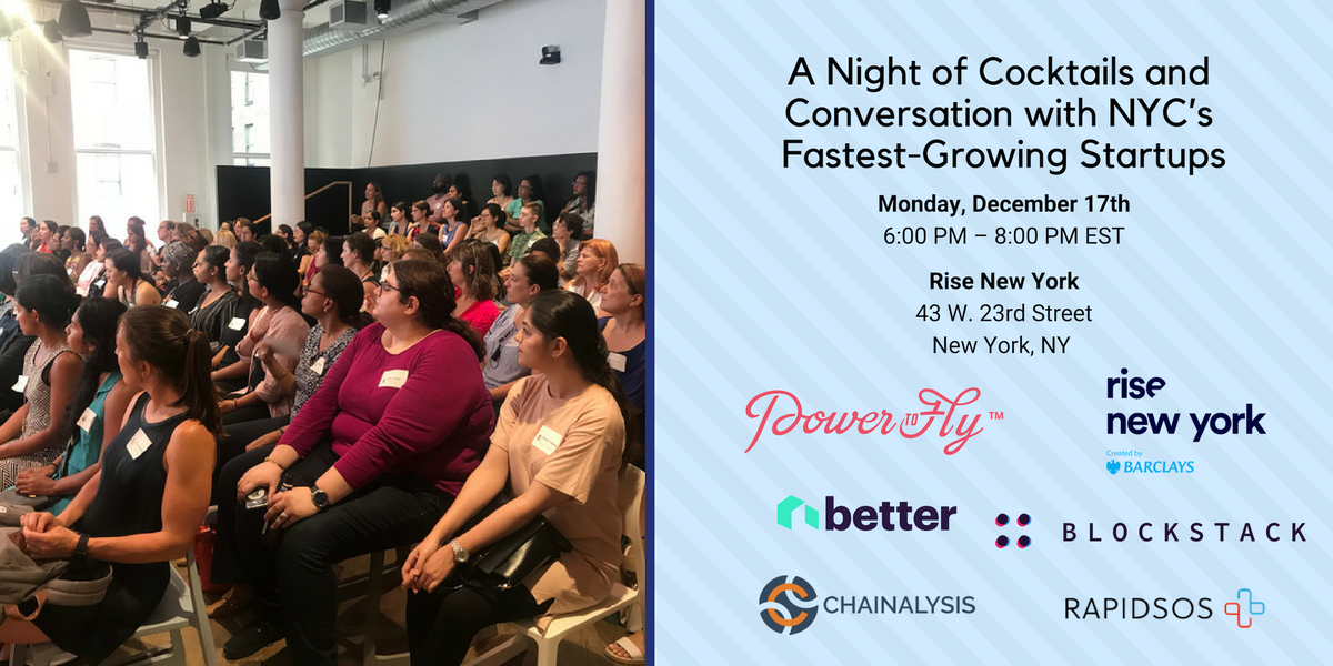 A Night of Cocktails and Conversation with NYC’s Fastest-Growing Startups