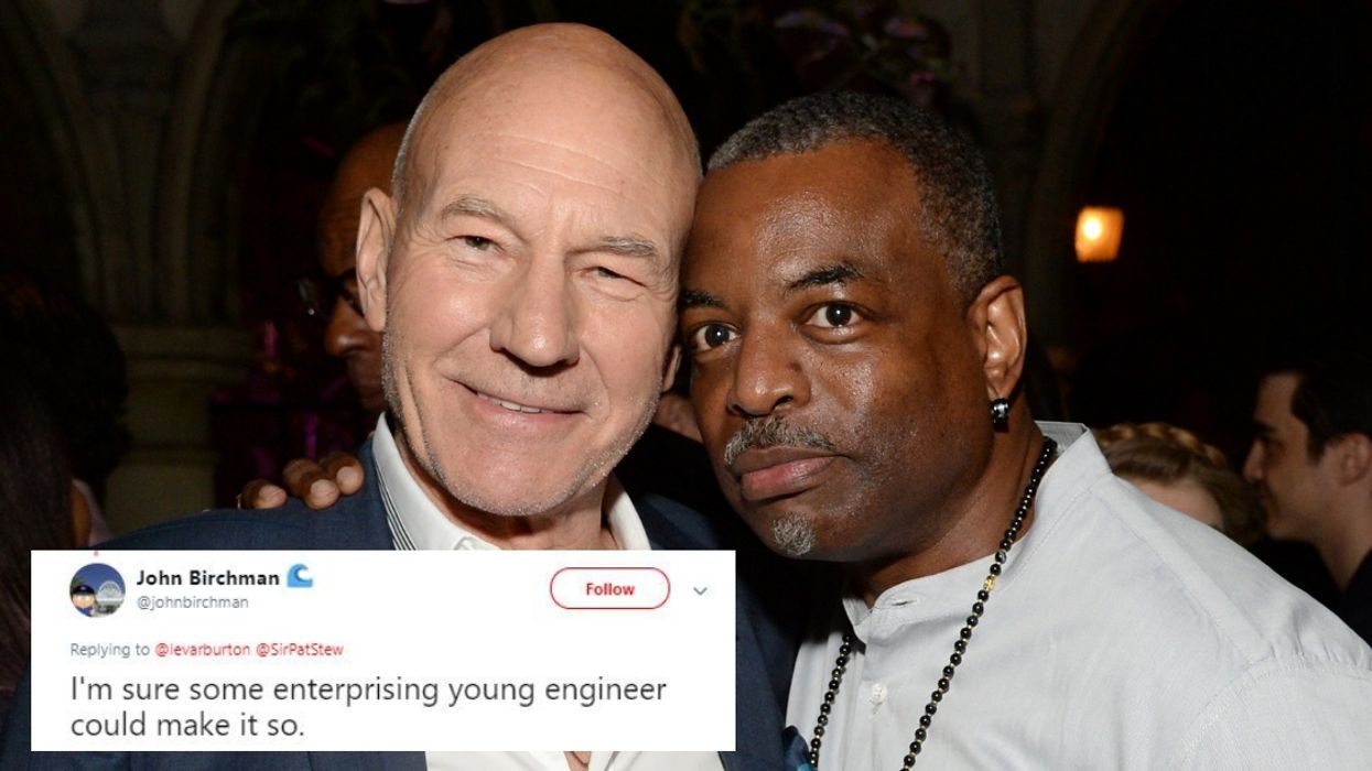 LeVar Burton Just Turned A Patrick Stewart Tweet Into The Perfect 'Star Trek' Joke š