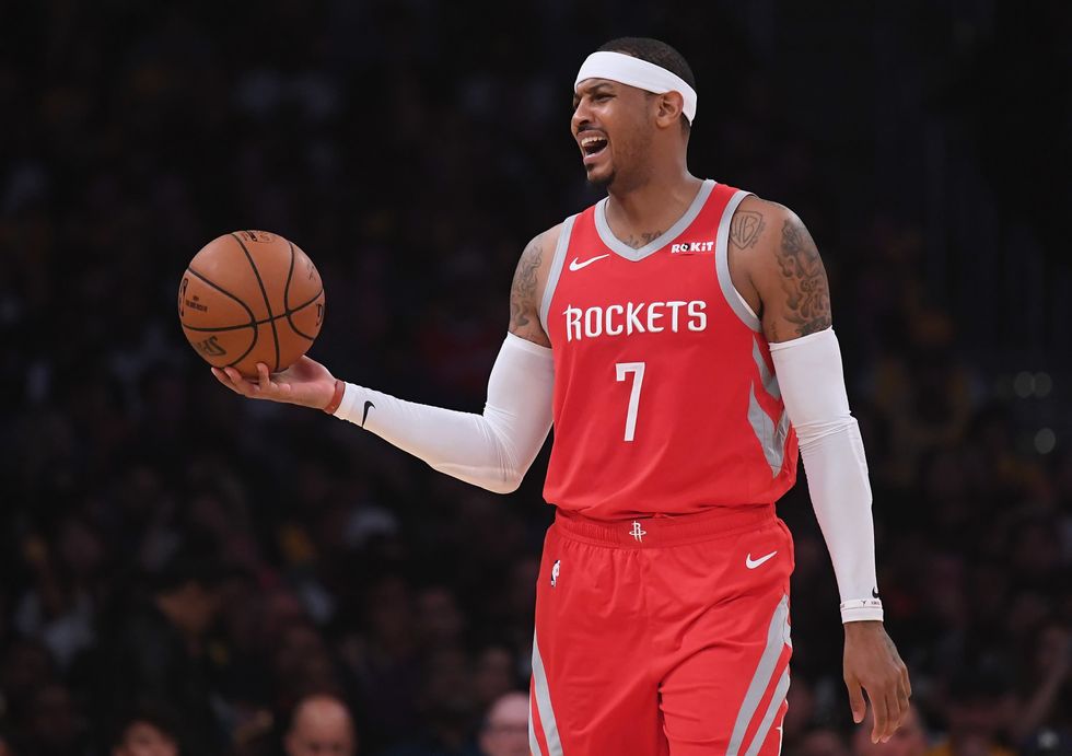 Rockets are moving on from Carmelo Anthony