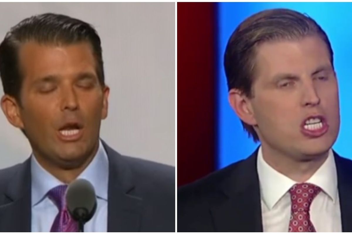 Let's Talk About The Trump Boys' Psychosexual Issues: A Christmas Nightmare!