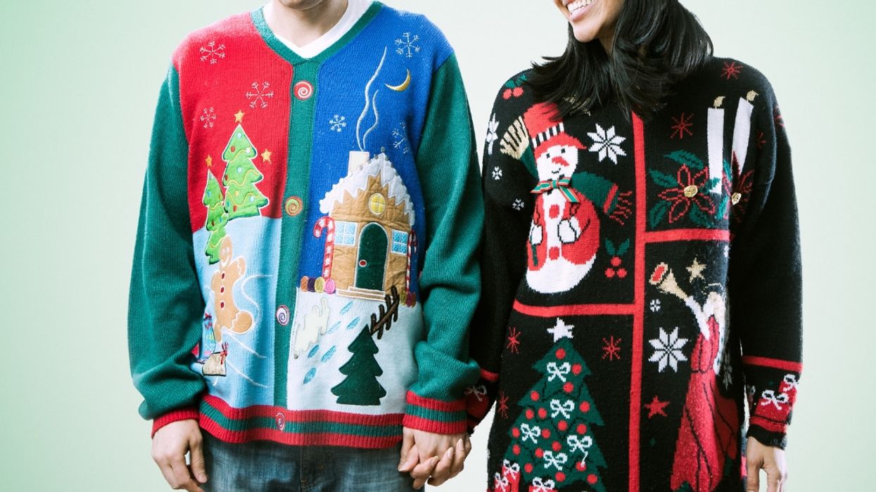 Shoe Company Is Selling Sneakers That Look Like Ugly Christmas Sweaters—And We Know What We're Asking Santa For 🎄