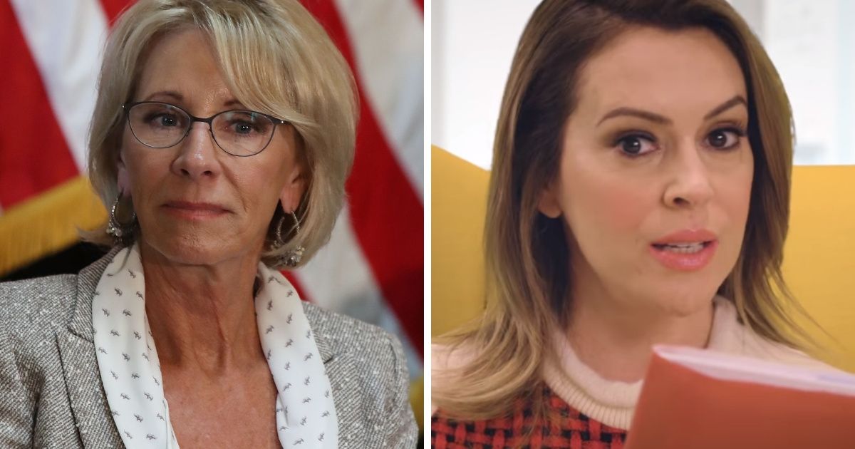 Alyssa Milano Skewers Betsy DeVos's New Title IX Guidelines With A Dr. Seuss-Inspired Takedown 🔥