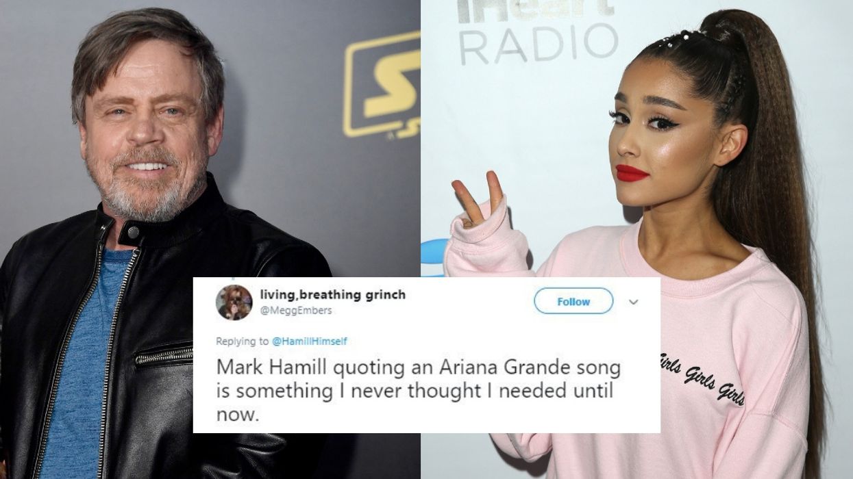 Mark Hamill And Ariana Grande Just Had Another Adorable Twitter Exchange—And We're Obsessed 😍