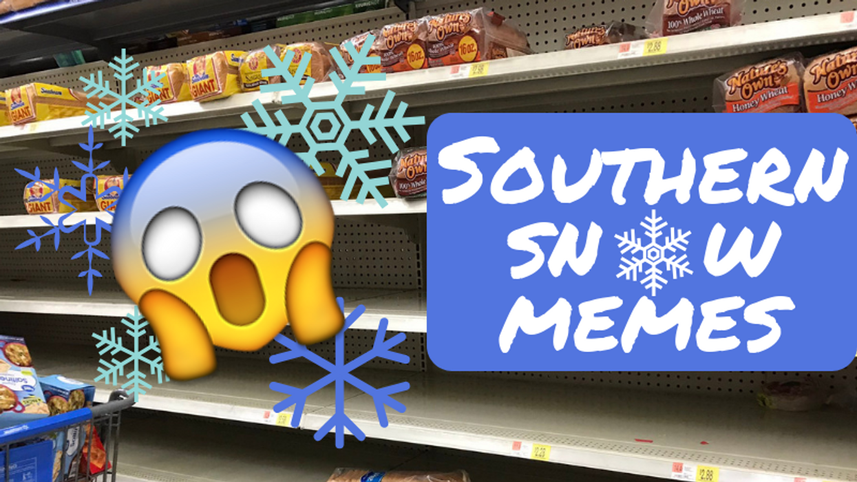 21 memes that perfectly capture the hysteria of snow in the South