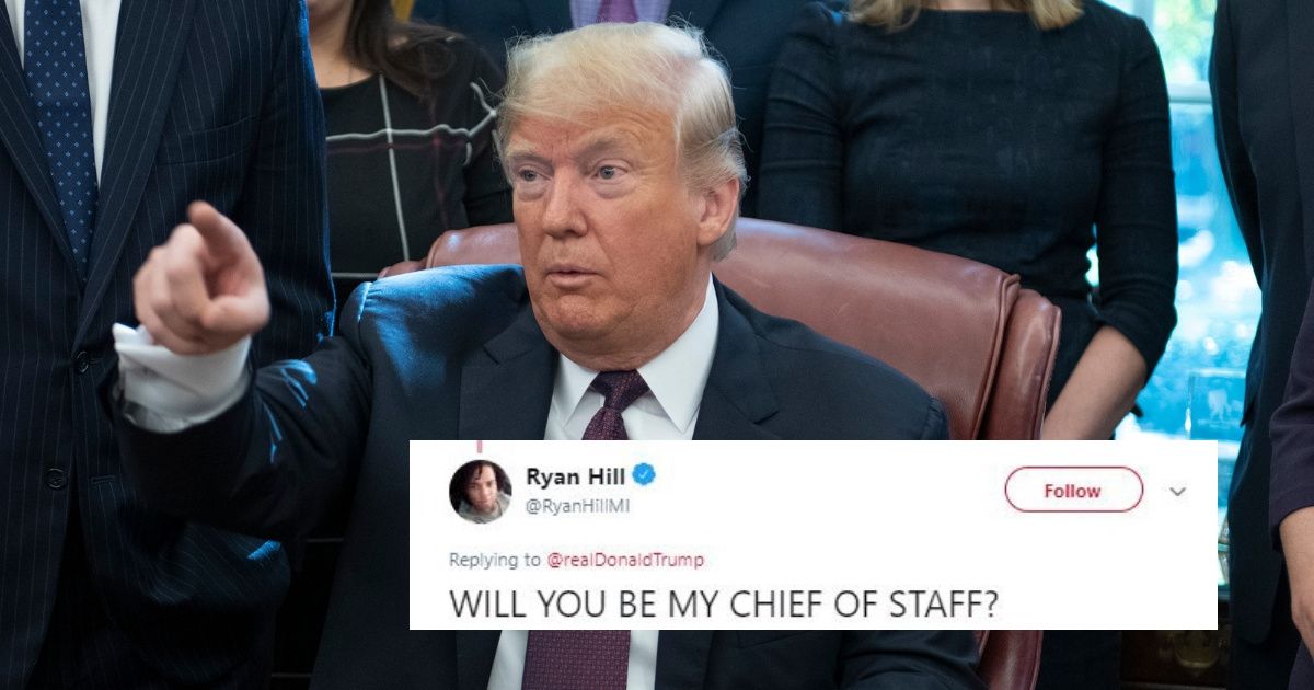 Twitter Is Trolling Trump With Hilarious Choices For His Next Chief Of Staff ðŸ˜‚