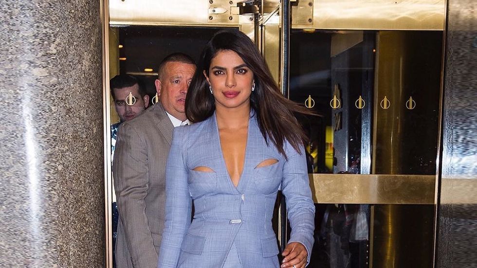 Priyanka out and about