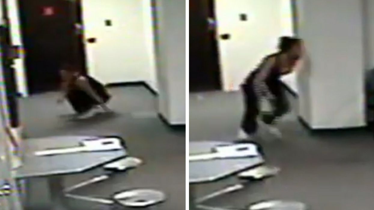 Security Footage Captures Woman As She Drops Through Ceiling Of Colorado Jail After Being Released