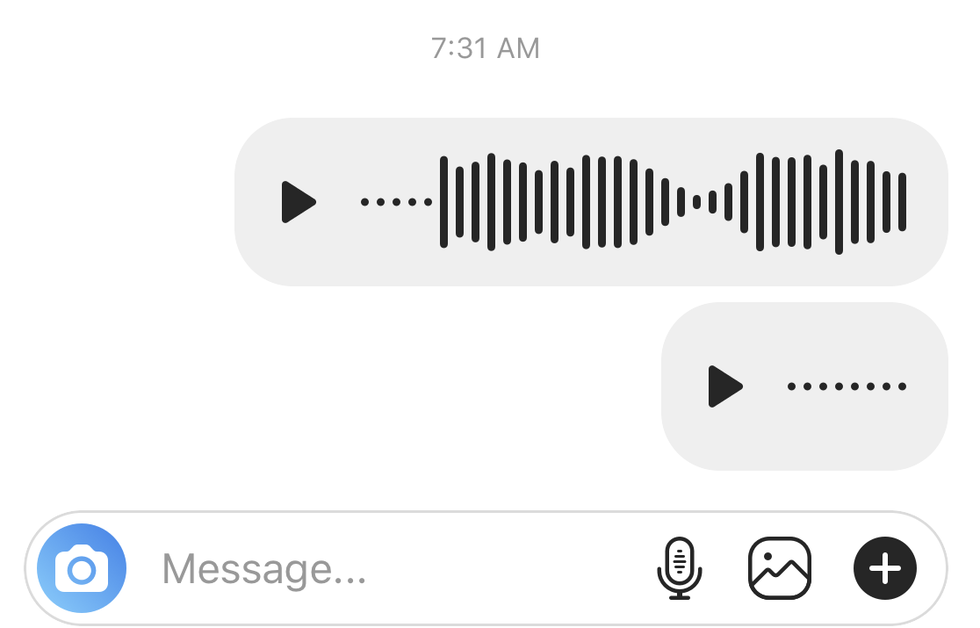 instagram voice message download