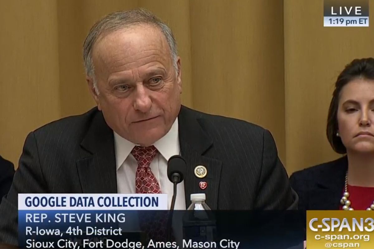 Steve King So Mad Google Told His Granddaughter He's A Nazi. He Wanted To Tell Her Himself! (Allegedly!)
