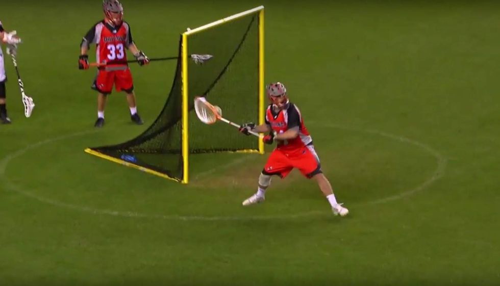 Watch lacrosse goalie score incredible 80yard shot — and how other