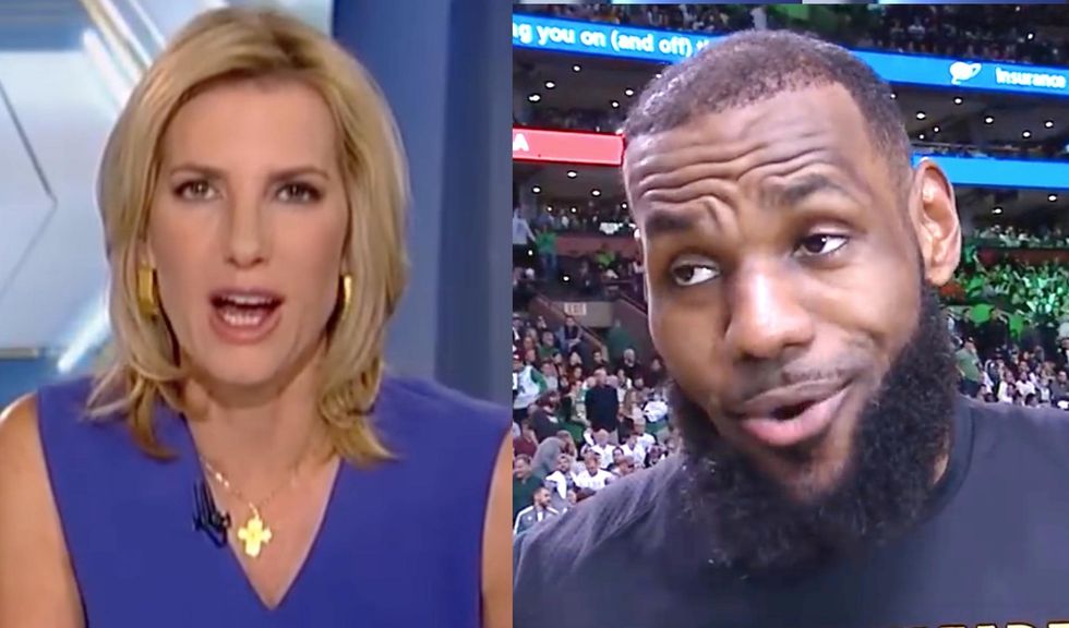 LeBron James has a surprising reaction to Laura Ingraham telling him to ...