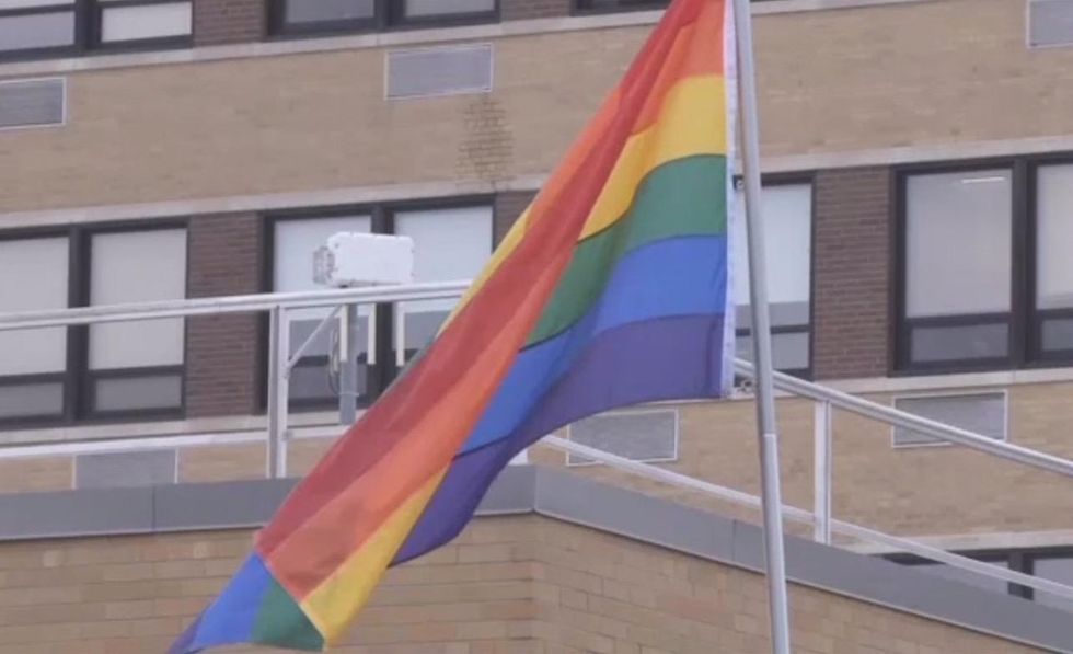 Pride flag replaces military flags for a day at VA hospital — but that ...